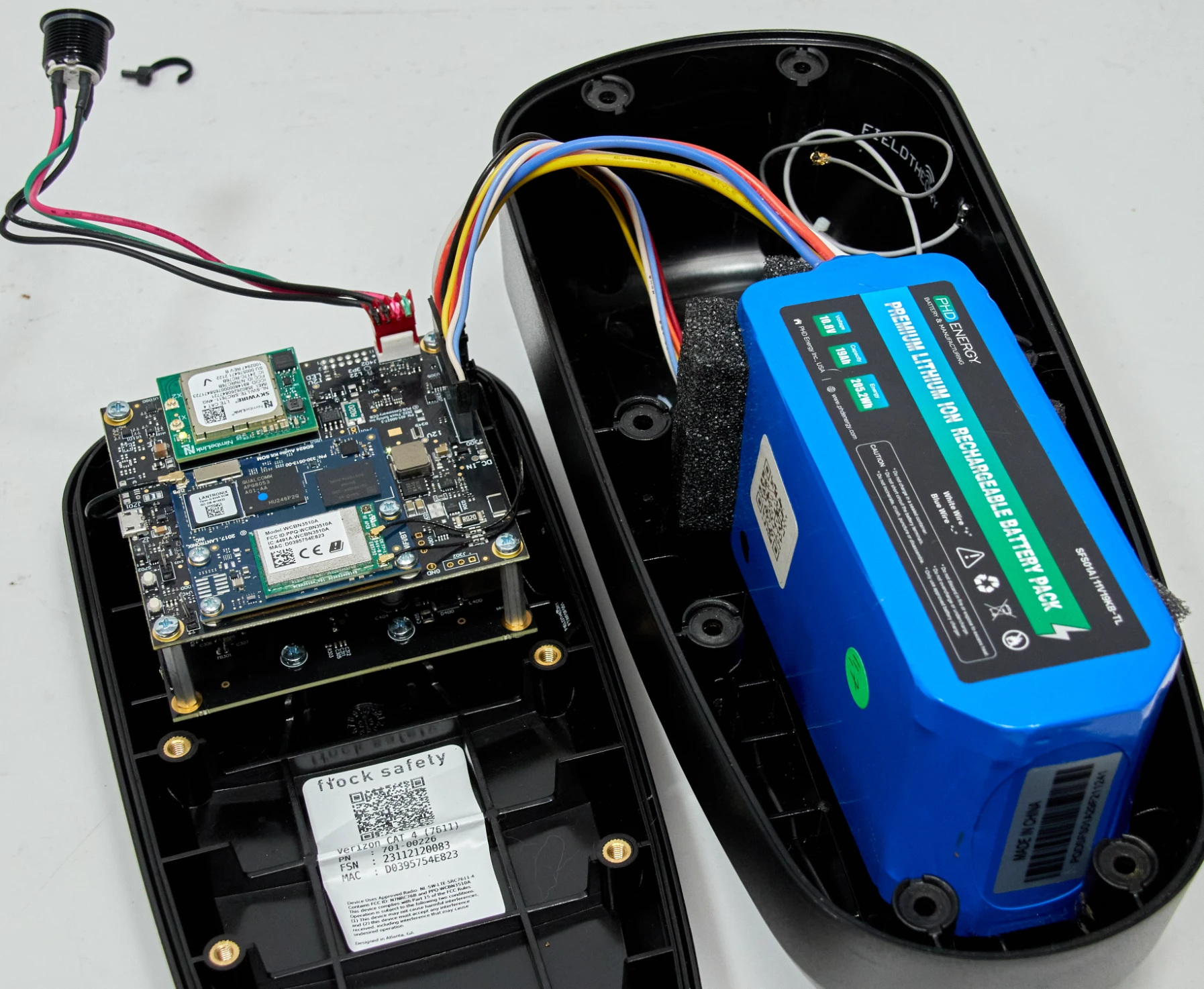 Flock Falcon Flex Camera - Internal Components